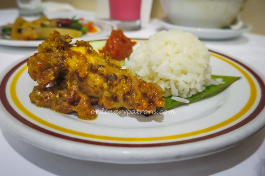 Nasi Lemak with Nonya Chicken Kapitan