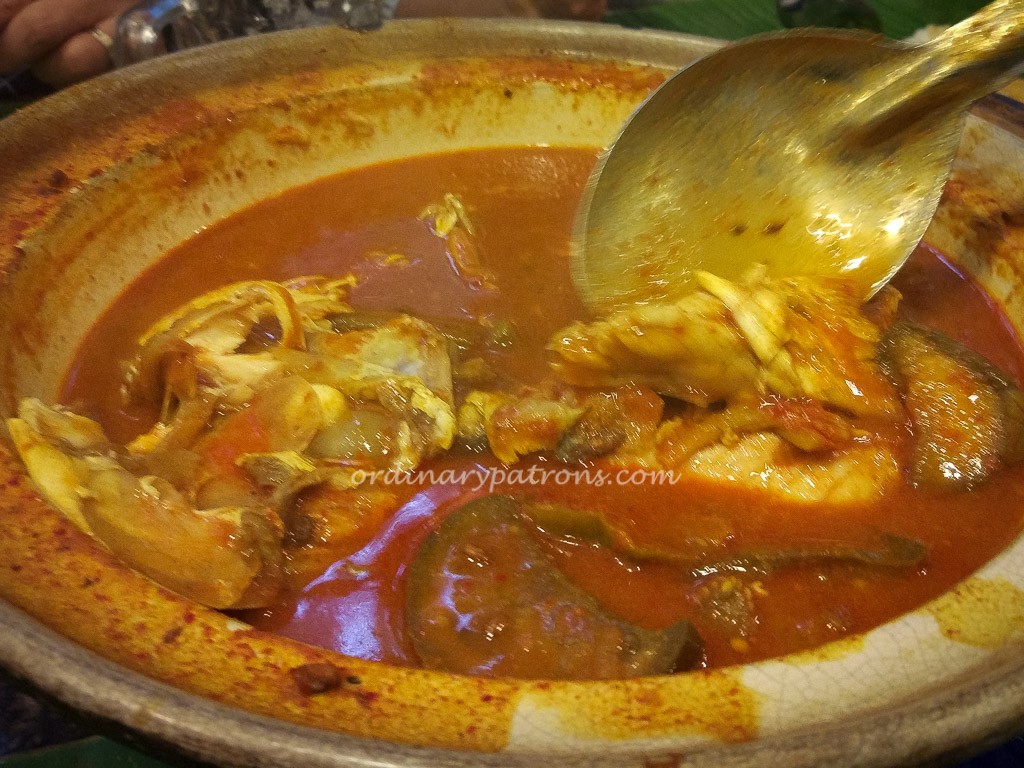 Fish head curry at Samy's Curry Dempsey