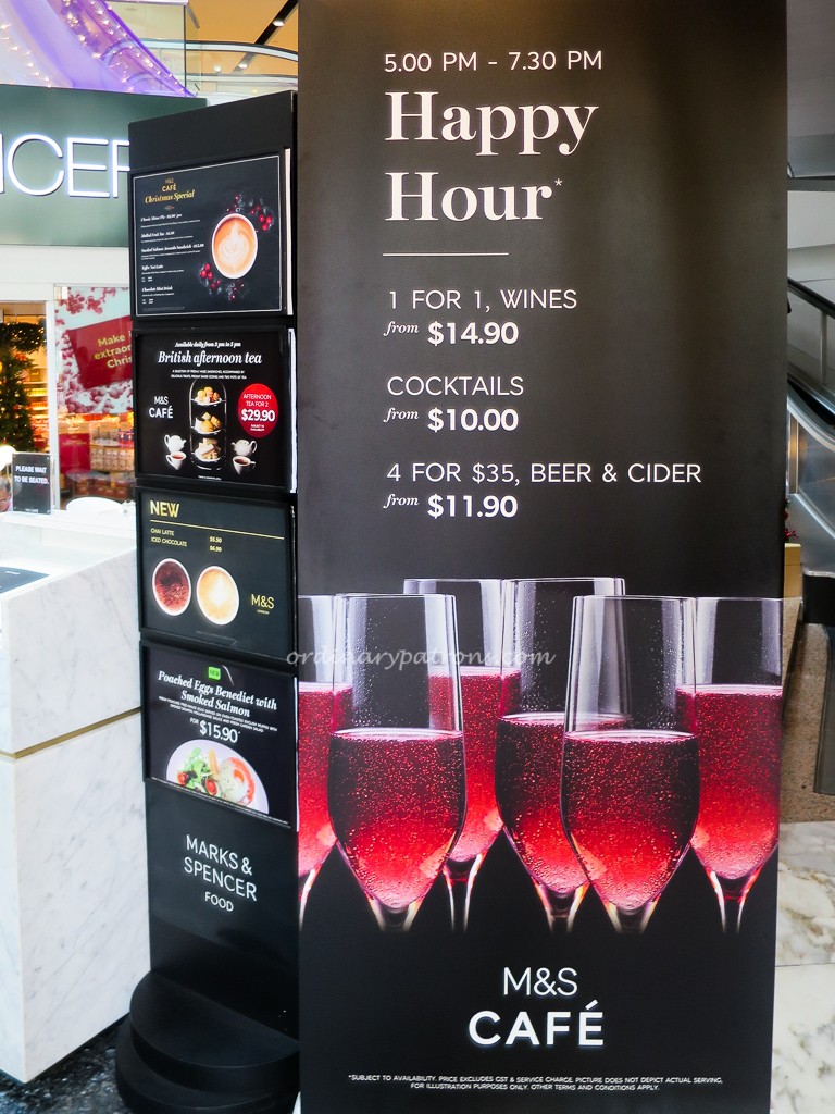 M&S Cafe Happy Hour