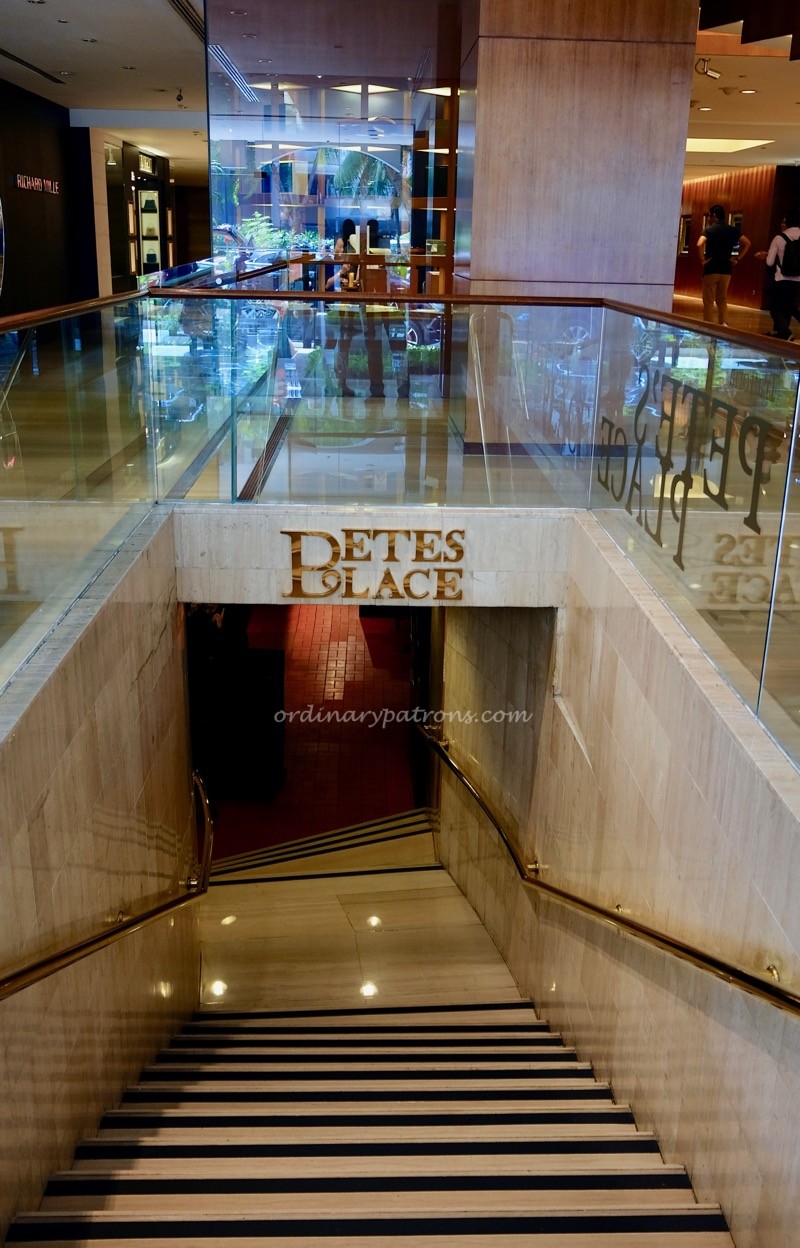 Pete's Place Grand Hyatt Singapore
