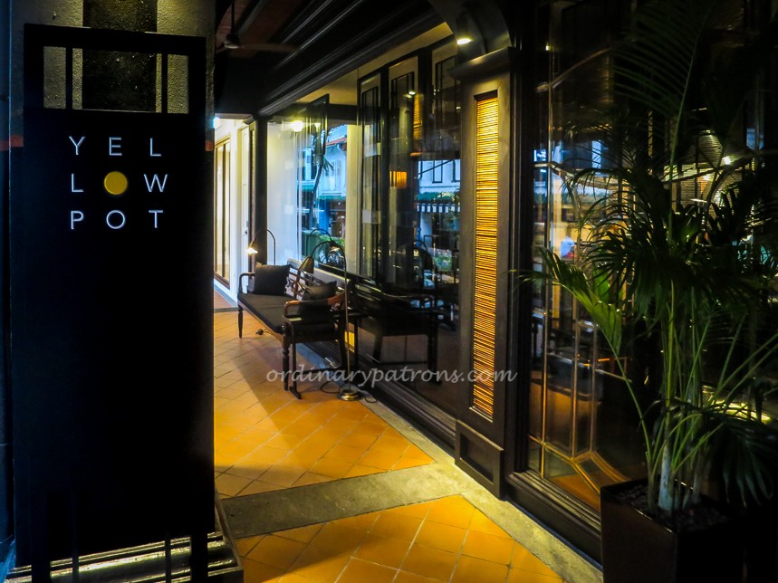 Yellow Pot Restaurant at Six Senses Duxton