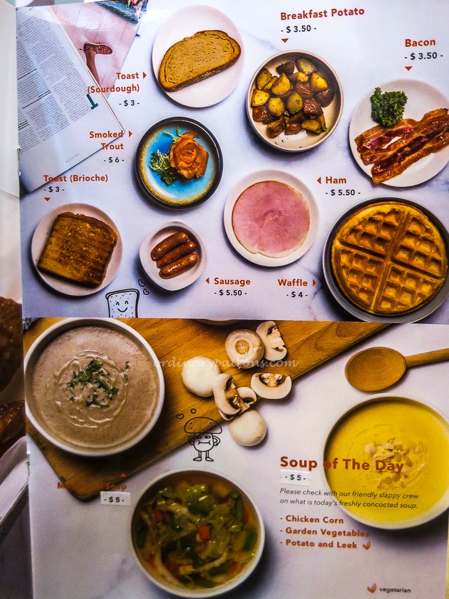 Slappy Cakes Menu