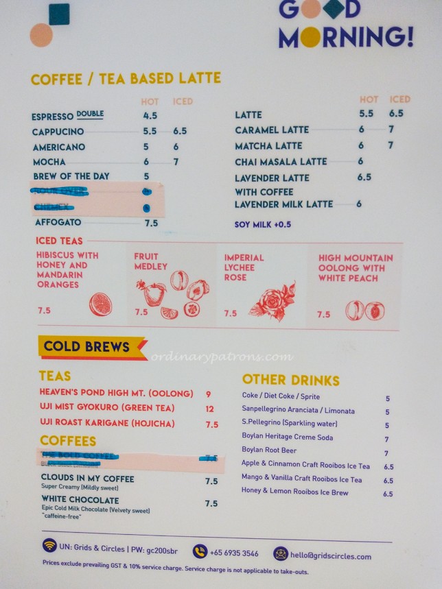 Grids & Circles menu