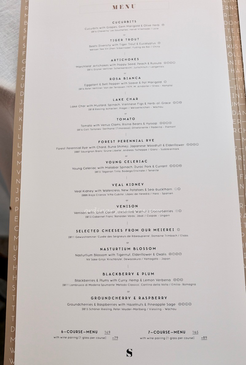  Steirereck Restaurant Vienna Menu