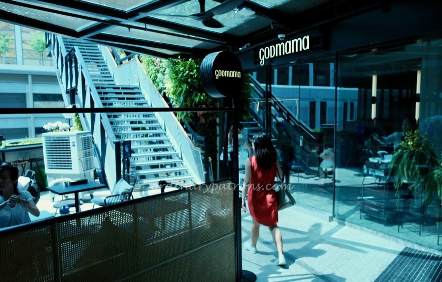 Godmama Funan Peranakan Restaurant Entrance