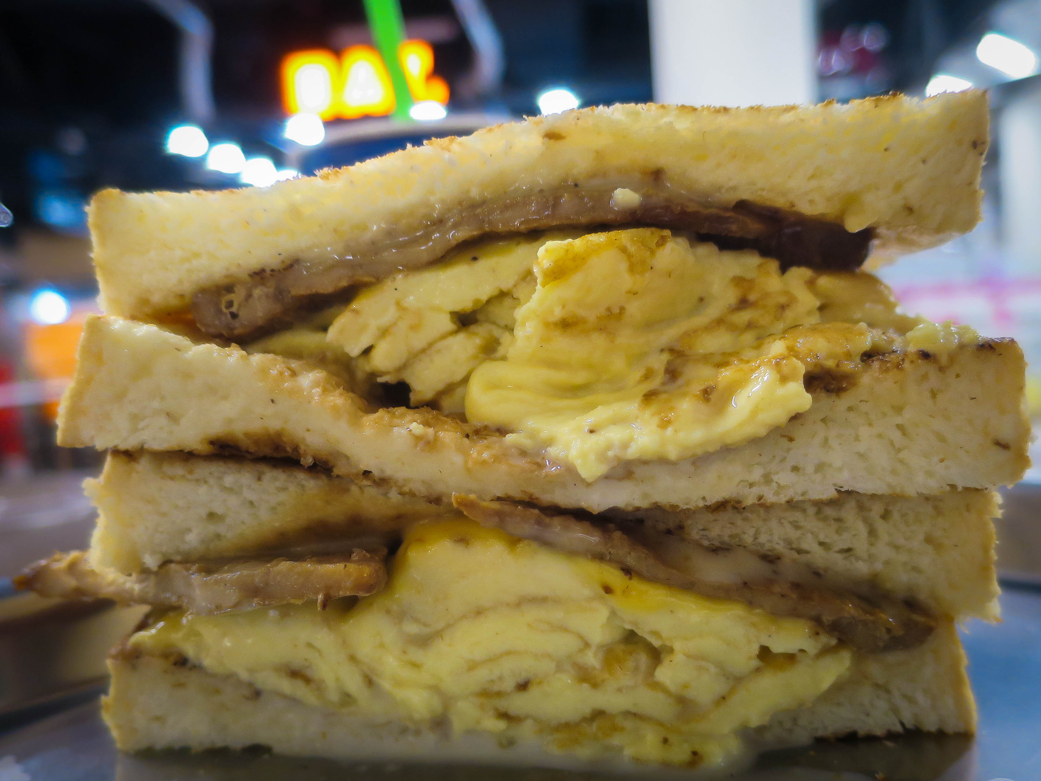 Fong Sheng Hao Singapore  Pork Egg & Cheese Toast