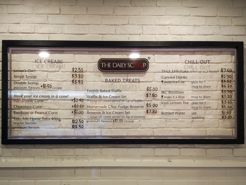 The Daily Scoop mENU