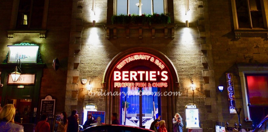 Bertie's Fish & Chips in Edinburgh 