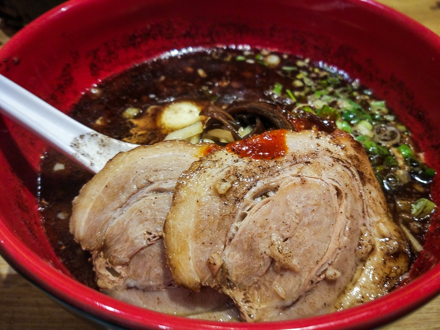 Ippudo Kuro Ramen with Tamago 
