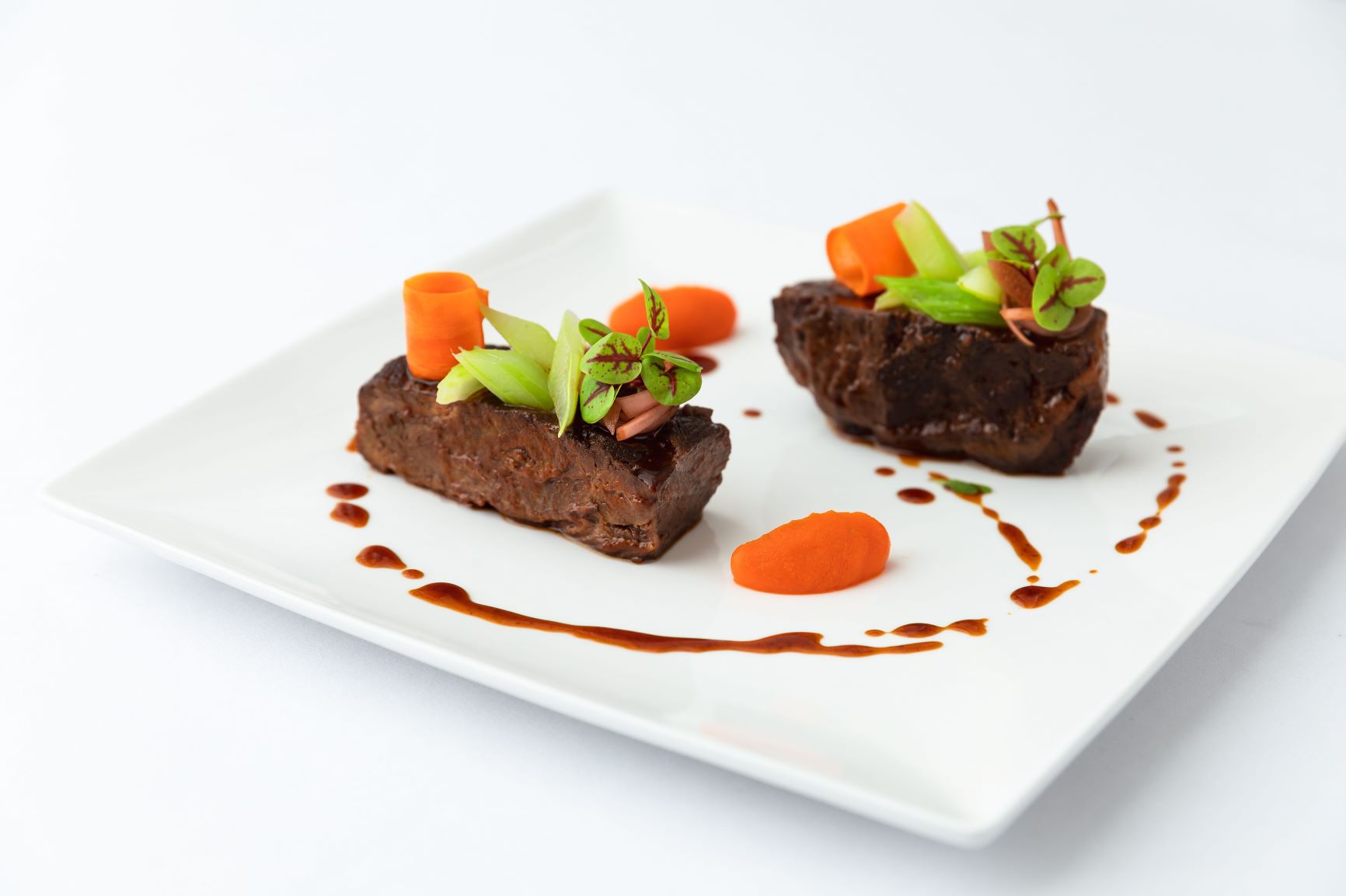 Tablescape - Black Angus Beef Cheek, Carrot, Celery and Onion