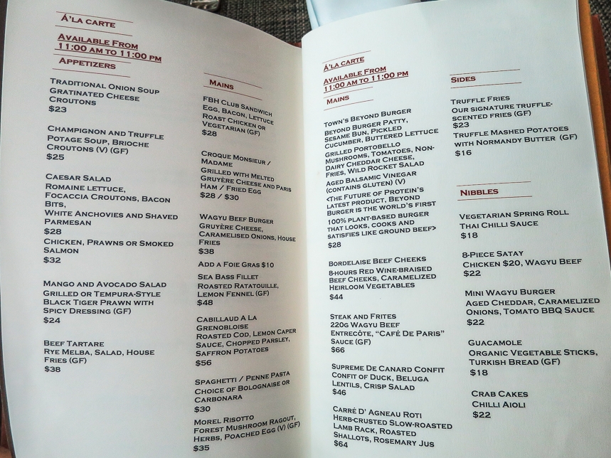 Landing Point Menu