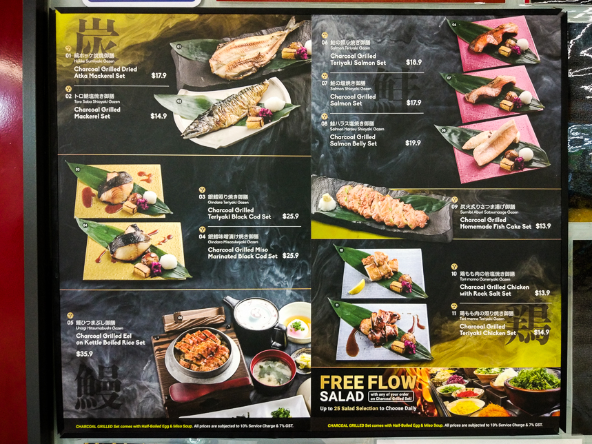 Charcoal-Grill & Salad Bar Keisuke Menu