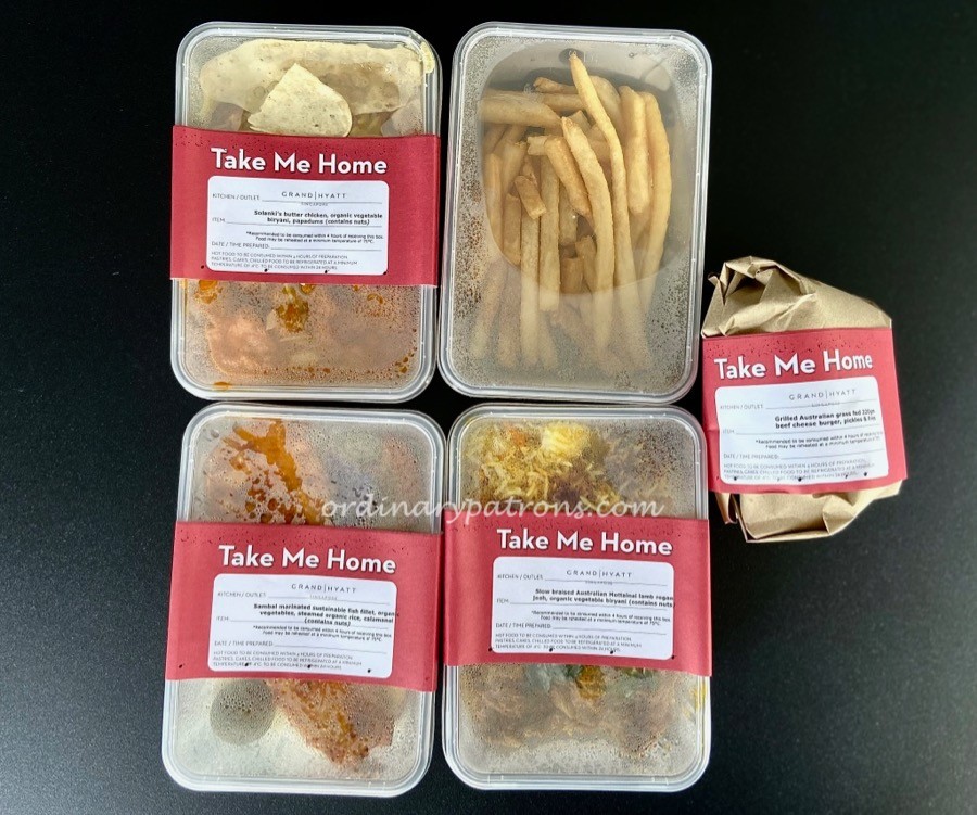 Singapore restaurants with driveway collection for takeaways 