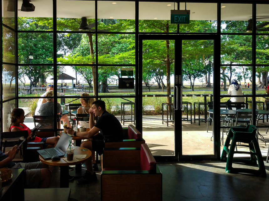 Starbucks Breakfast by the Sea