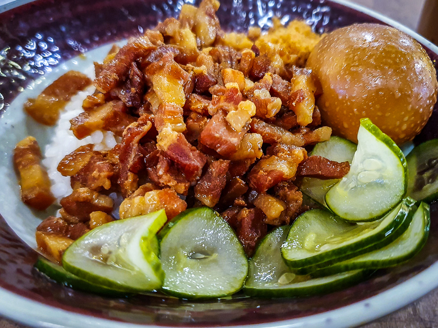Taiwan Braised Pork Rice Bowl at Fong Sheng Hao 豐盛號