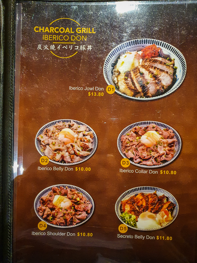 Menu of Gochi-So Shokudo - Iberico Pork Restaurant in Chinatown Point