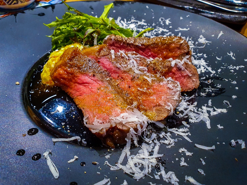 Omakase at Monte Risaia Japanese Italian Restaurant - Wagyu Beef