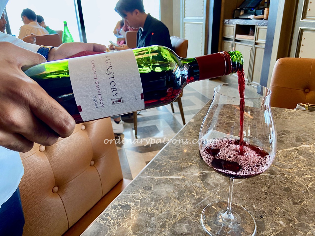 665°F Andaz Singapore Steakhouse Wine