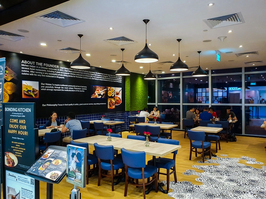 Bonding Kitchen Modern Peranakan Restaurant at Gateway Orchard
