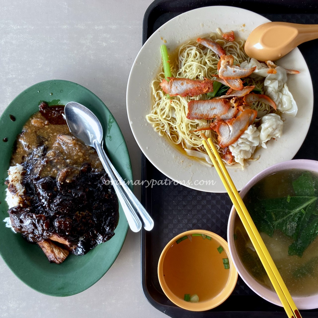 Alexandra Village Roast Meat, Wanton Noodles and Avocado Juice