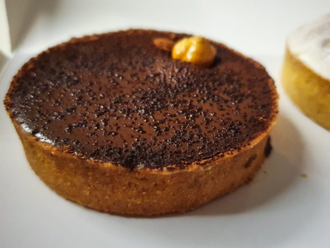 Cognac Caramel Chocolate Tart  of Pâtisserie CLE