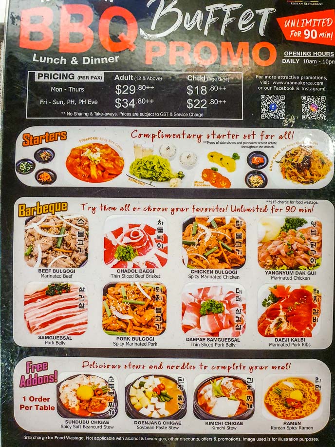 ManNa Korean Restaurant BBQ Buffet 