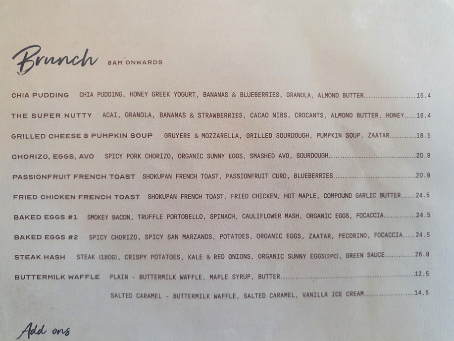  Supernova Cafe Menu