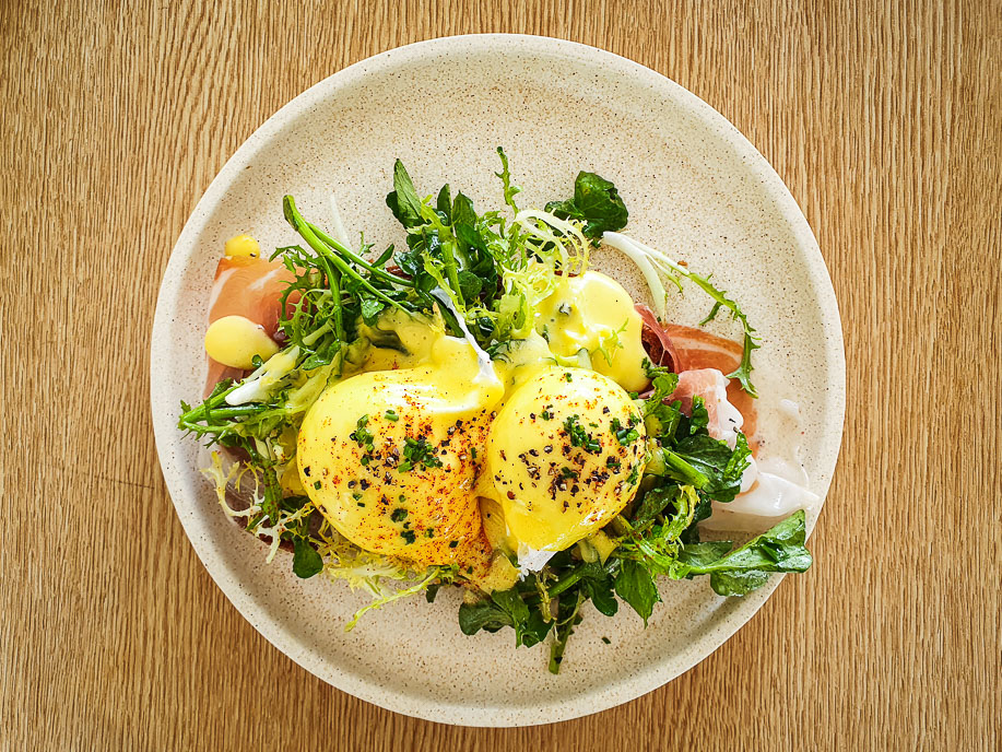 Egg Benedict at Plain Vanilla