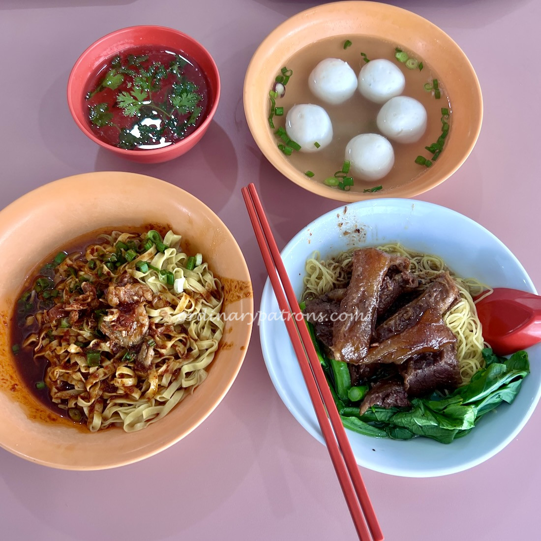 Mei Ling Market Beef Noodles stall Lao Jie Fang 老街坊
