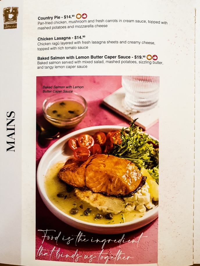 Coffee Club Raffles City Menu