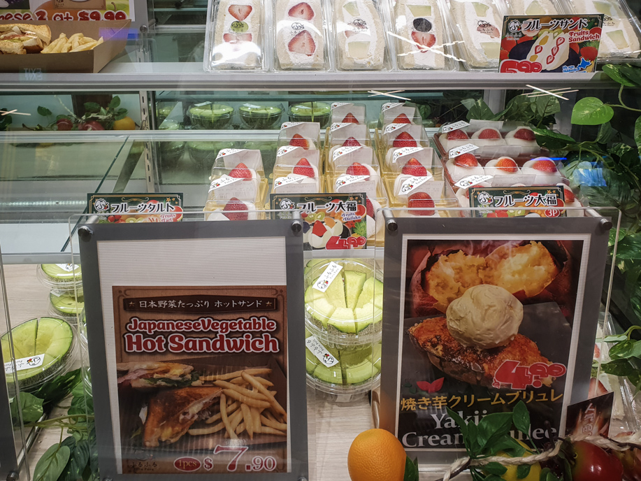 Cakes at Don Don Donki Food Hall