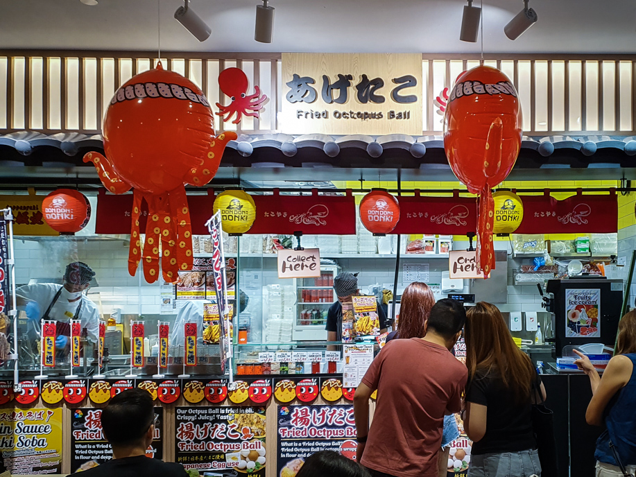 Fried Octopus Ball at Don Don Donki PLQ Mall