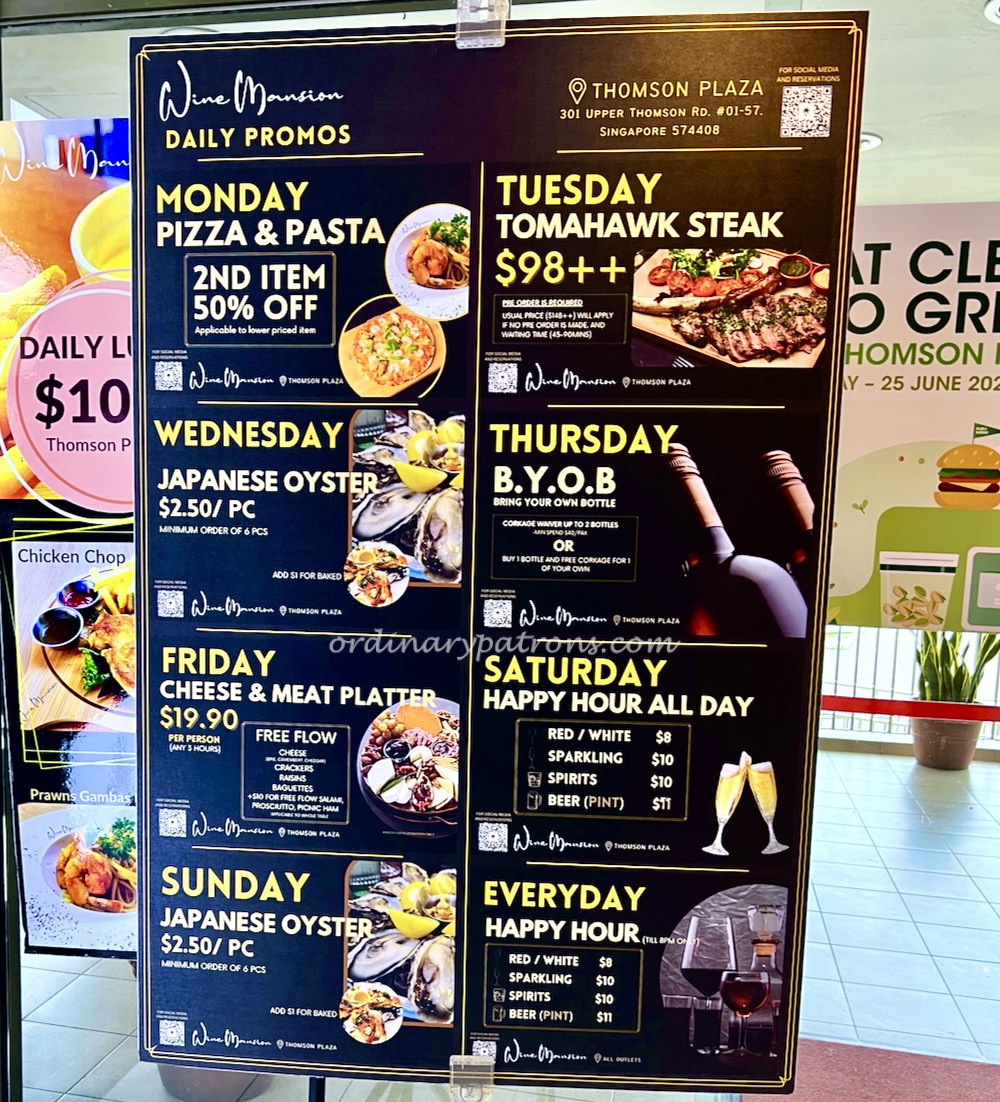 Where to Eat Today at Thomson Singapore