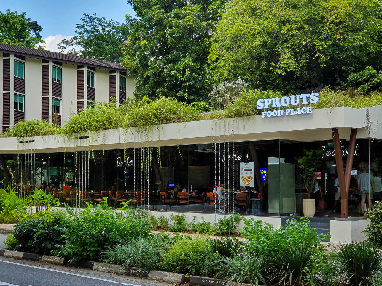 Sprouts Food Place at Raffles Building