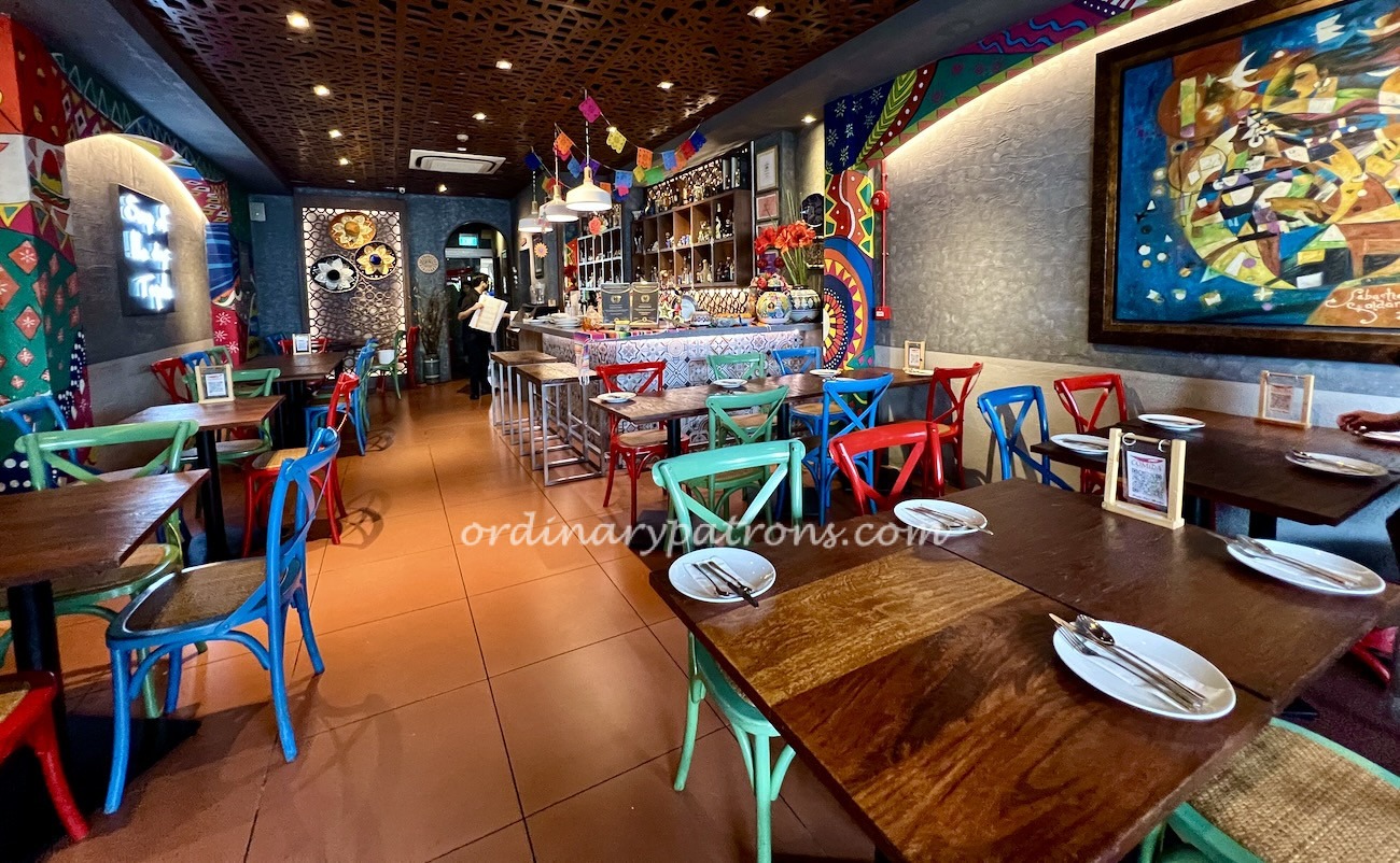 Comida Mexicana Menu