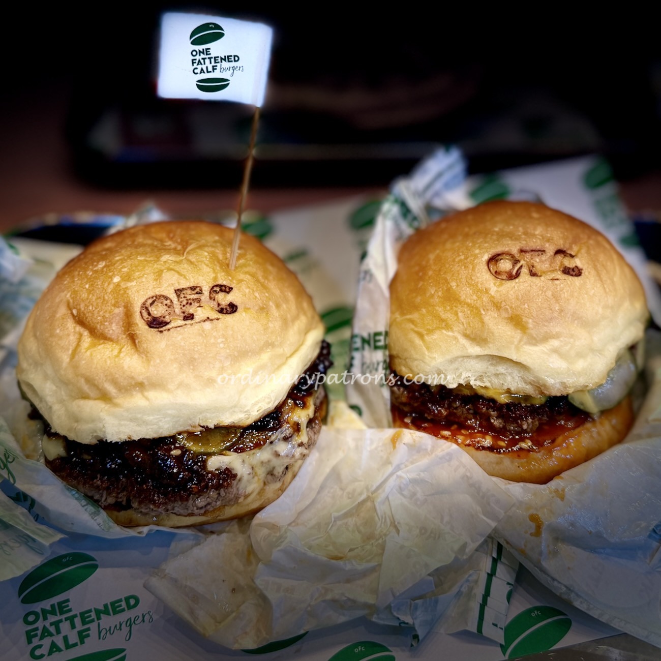One Fattened Calf Burgers