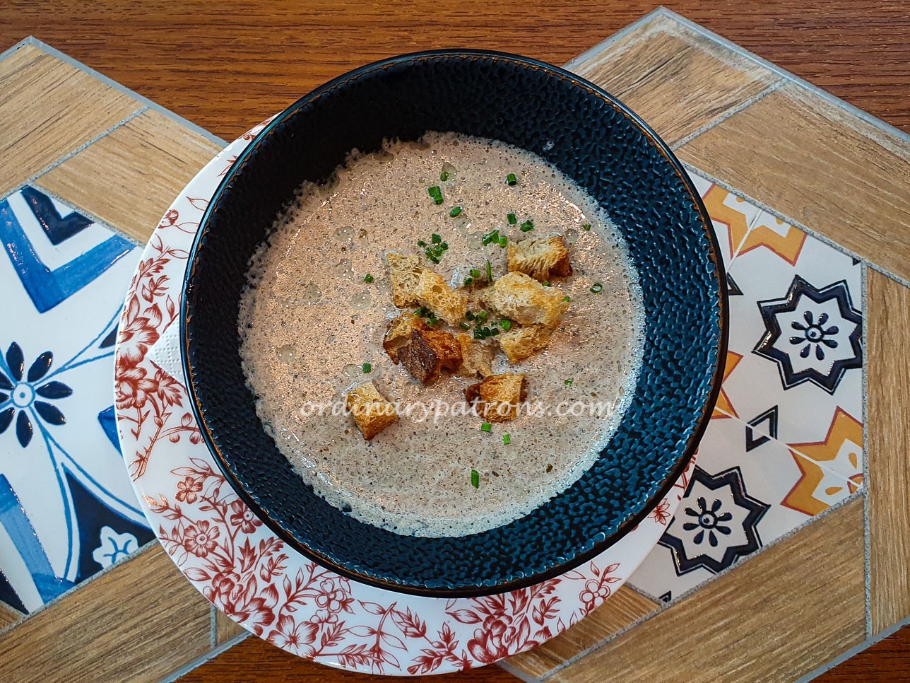Mushroom Soup - Sol & Luna Set Lunch Menu