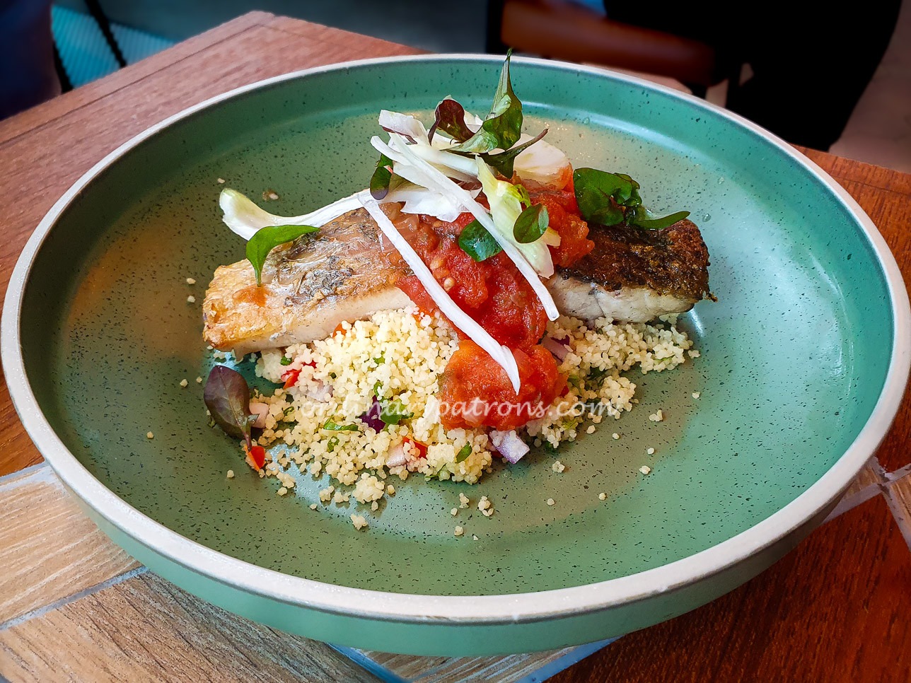 Grilled Seabass - Sol & Luna Weekday Lunch Menu