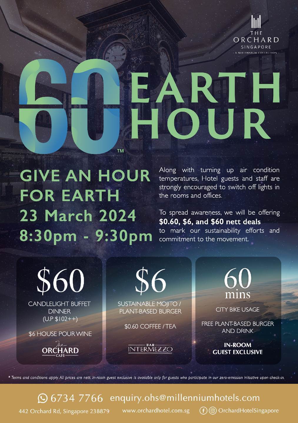 Earth Hour at The Orchard Singapore