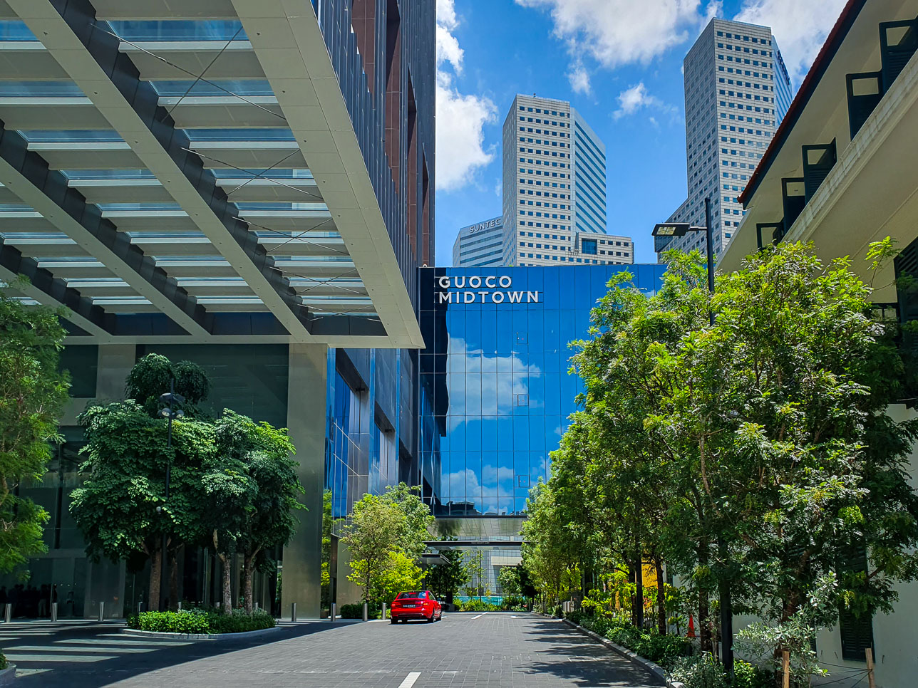 Guoco Midtown Main Driveway 