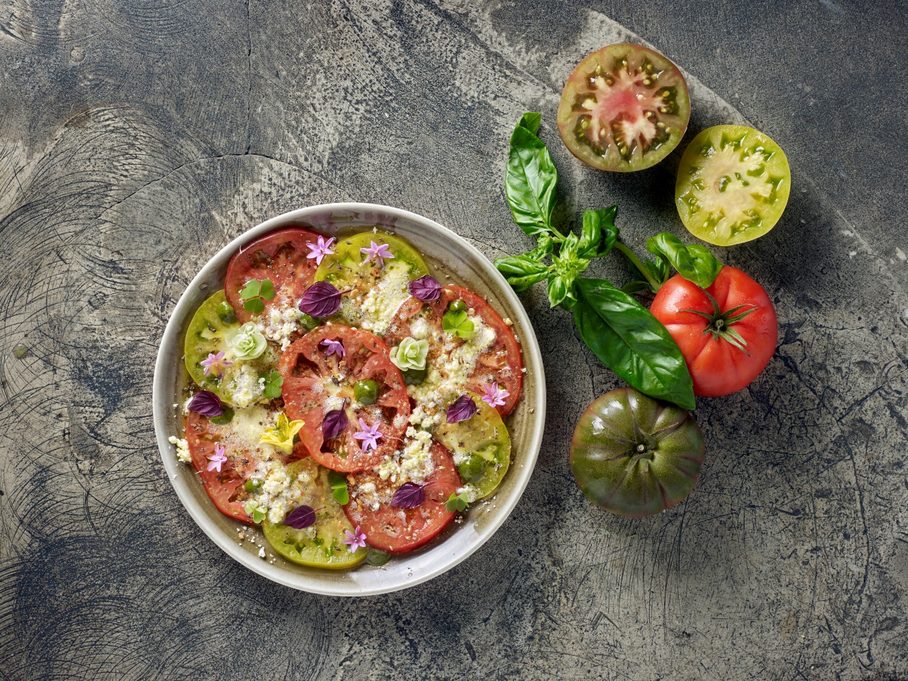 Griglia - Heirloom Tomatoes Carpaccio 