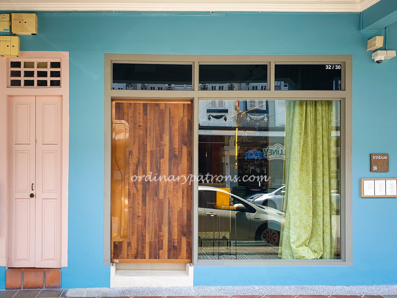 Imbue Restaurant at Keong Siak (near Outram MRT Station)