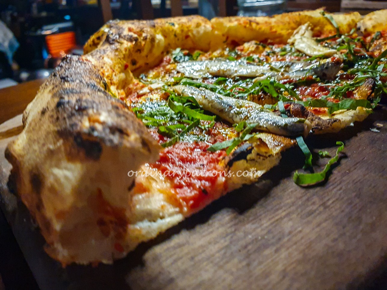Marinara e Acciughe Pizza at La Botteg
