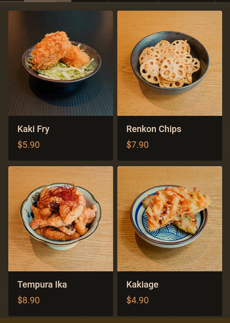 Ne Ne Neko menu