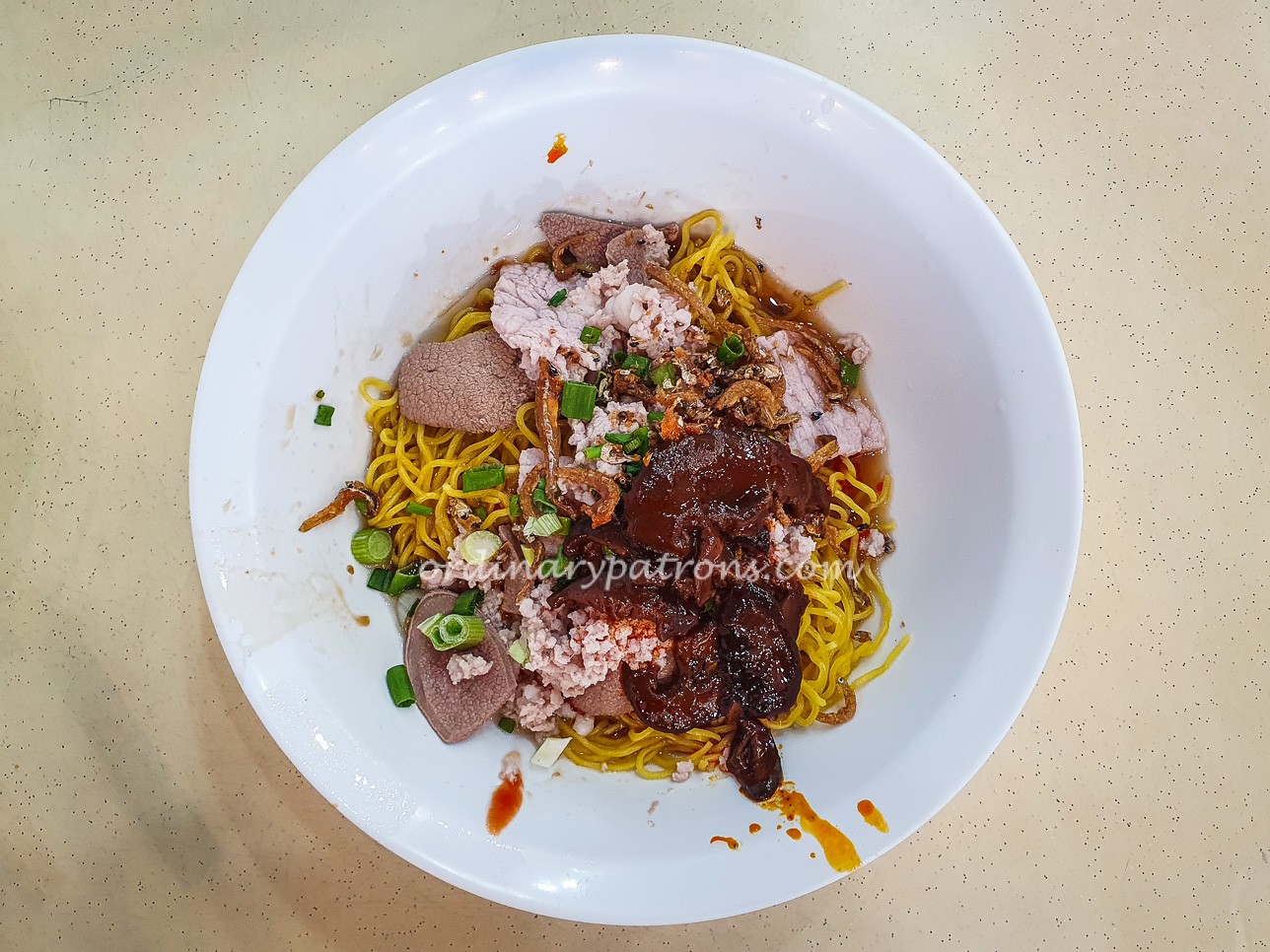Seng Huat Mushroom Minced Meat Noodle