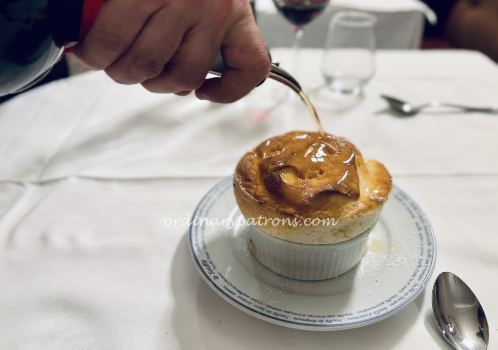Le Soufflé Paris sweet Grand Marnier soufflé
