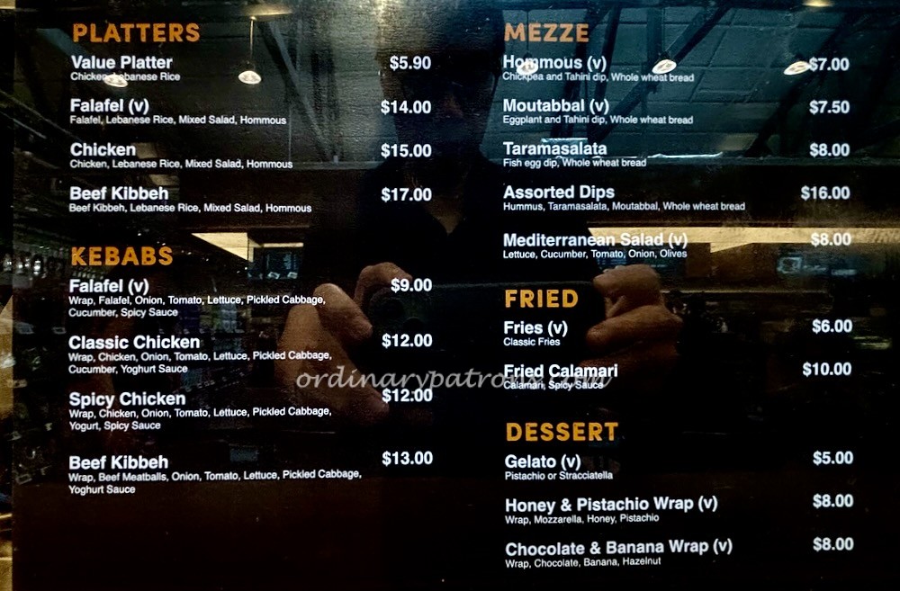 The Grocer Food Hall at Fairprice Finest Clarke Quay Mezzi Menu