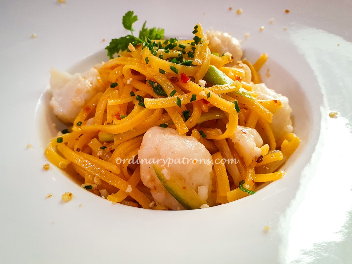 OSO Ristorante Lunch Menu Tagliolini “Gluten Free” Corn Flour Pasta