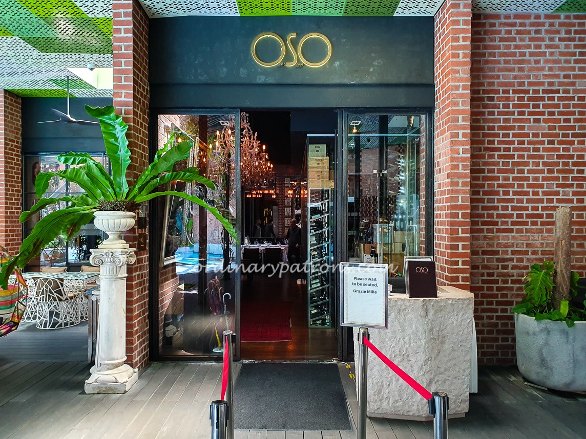 OSO Ristorante Oasia Hotel Italian Restaurant