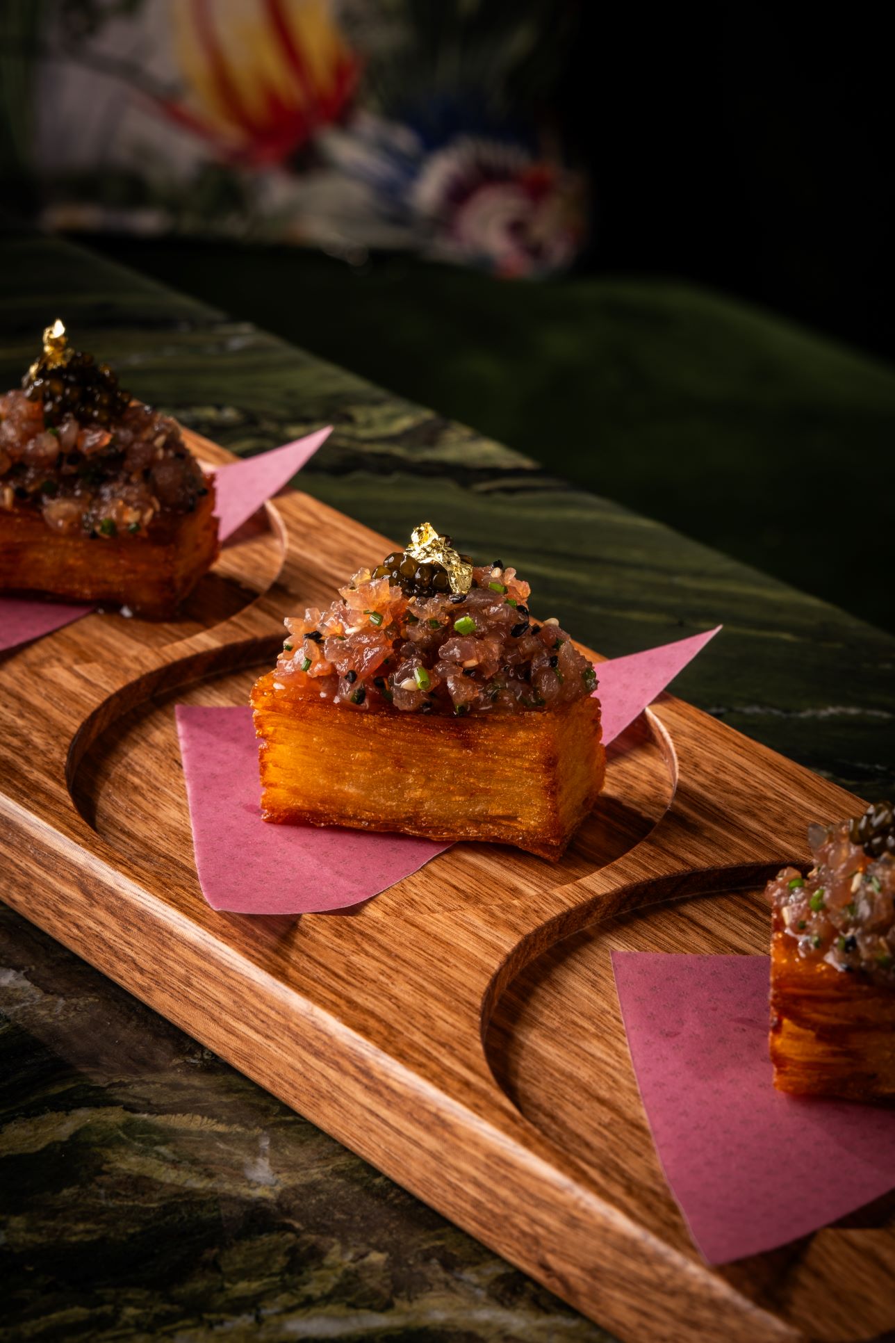 Christina's Tuna Tartare with Caviar$22